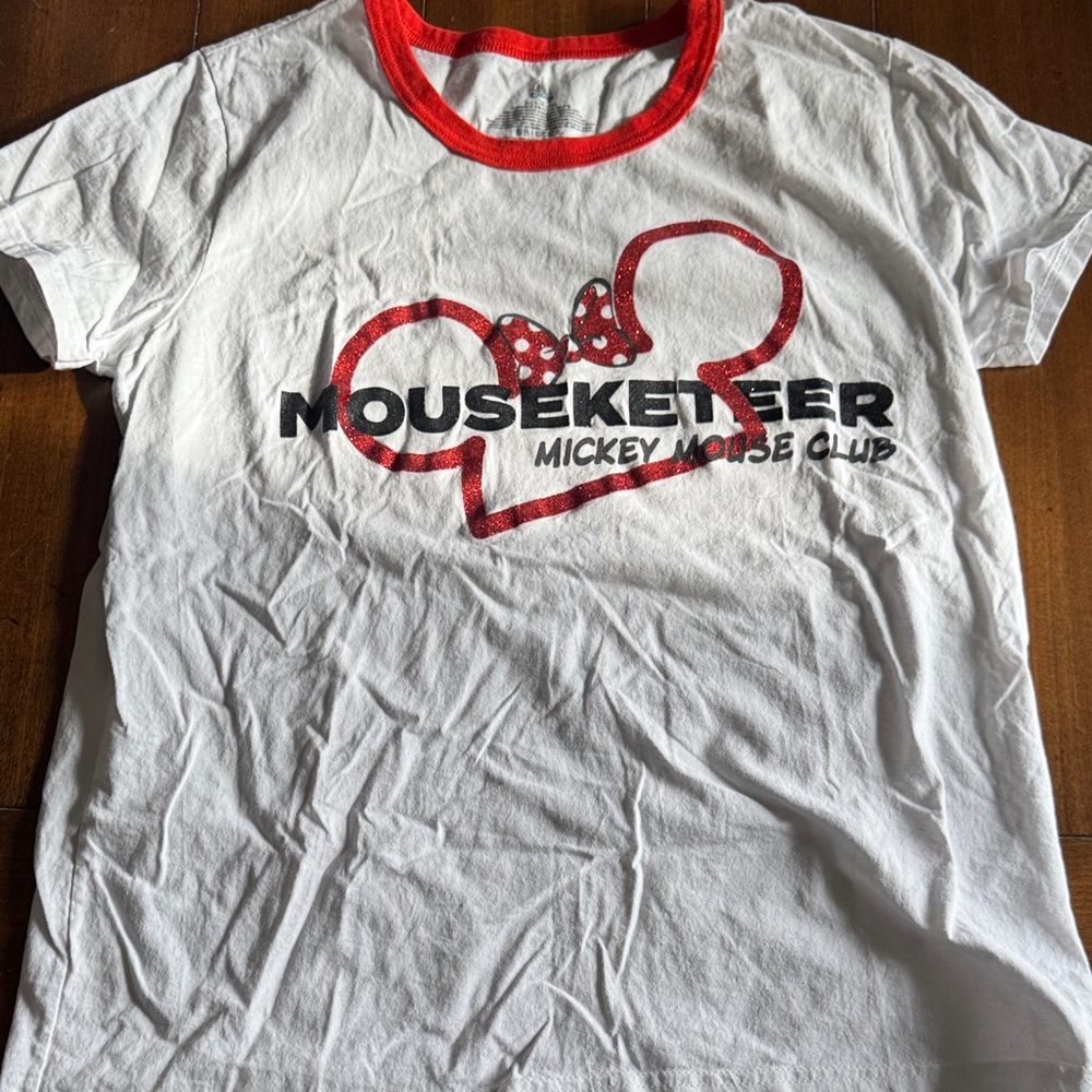 Disney Mouseketeer Tee - White and Red